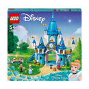 LEGO® | Disney Princess™ Cinderella and Prince Charming’s Castle Building Kit 43206-1