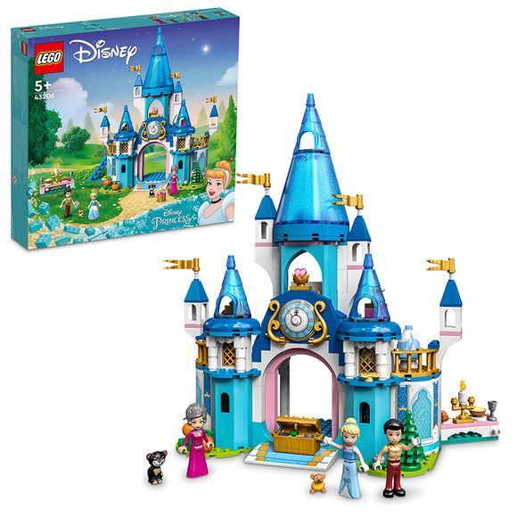 LEGO® | Disney Princess™ Cinderella and Prince Charming’s Castle Building Kit 43206