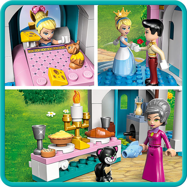LEGO® | Disney Princess™ Cinderella and Prince Charming’s Castle Building Kit 43206