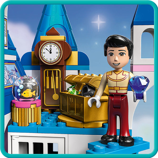 LEGO® | Disney Princess™ Cinderella and Prince Charming’s Castle Building Kit 43206