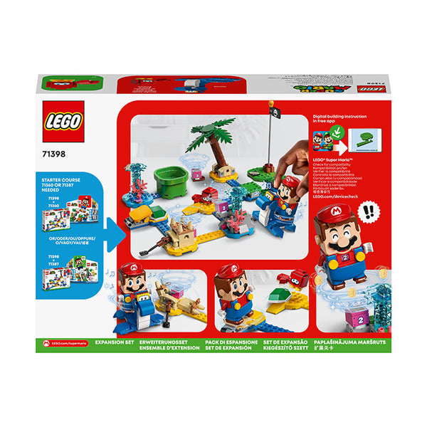 LEGO® Super Mario™ Dorrie’s Beachfront Expansion Set Building Kit 71398