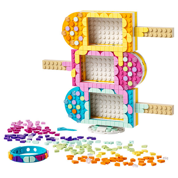LEGO® DOTS Ice Cream Picture Frames & Bracelet DIY Craft Kit 41956