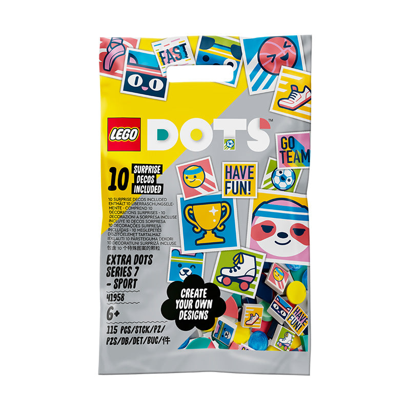 LEGO® DOTS Extra DOTS Series 7 – SPORT DIY Decoration Kit 41958