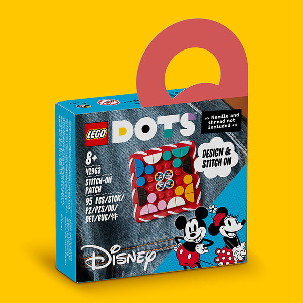 LEGO® DOTS ǀ Disney Mickey Mouse & Minnie Mouse Stitch-on Patch Kit 41963