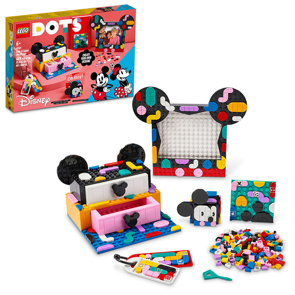 LEGO® DOTS ǀ Disney Mickey Mouse & Minnie Mouse Back-to-School Project Box 41964
