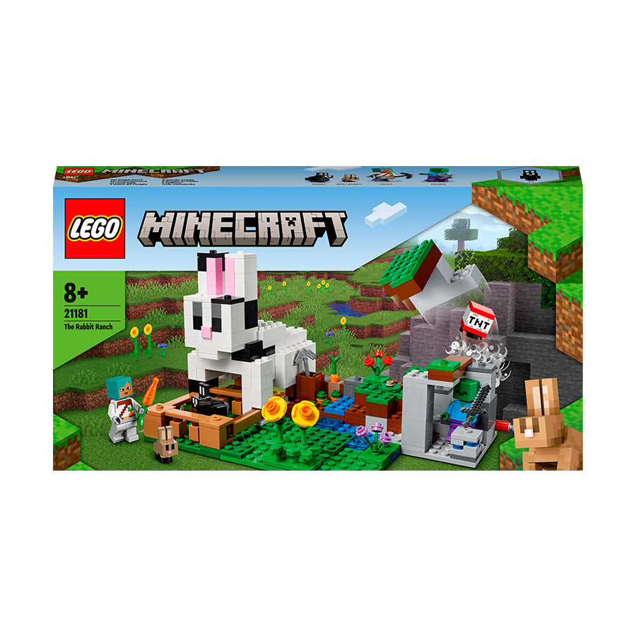 LEGO® Minecraft® The Rabbit Ranch Building Kit 21181 | Import A Toy