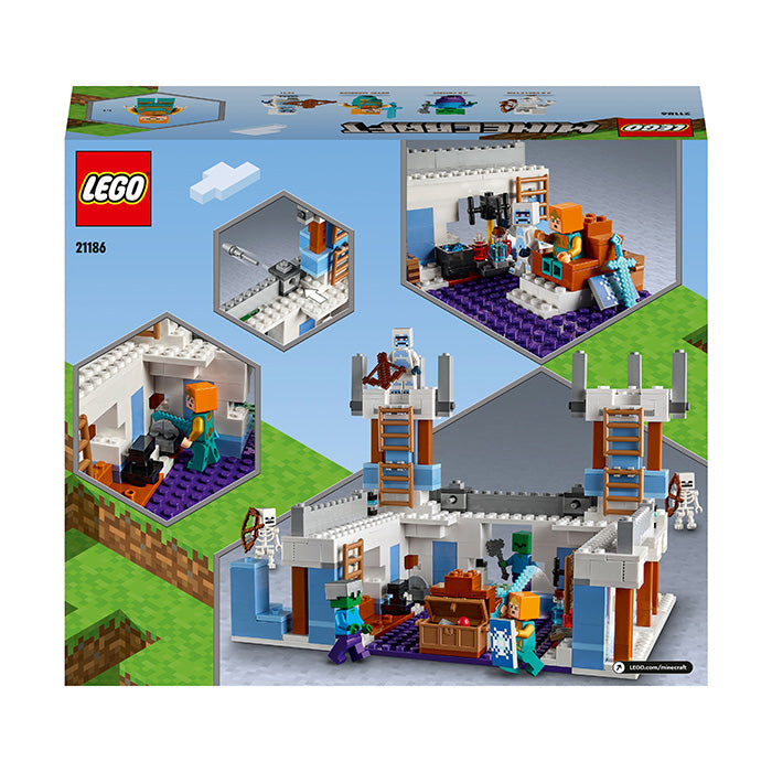 LEGO® Minecraft® The Ice Castle Building Kit 21186 | Import A Toy