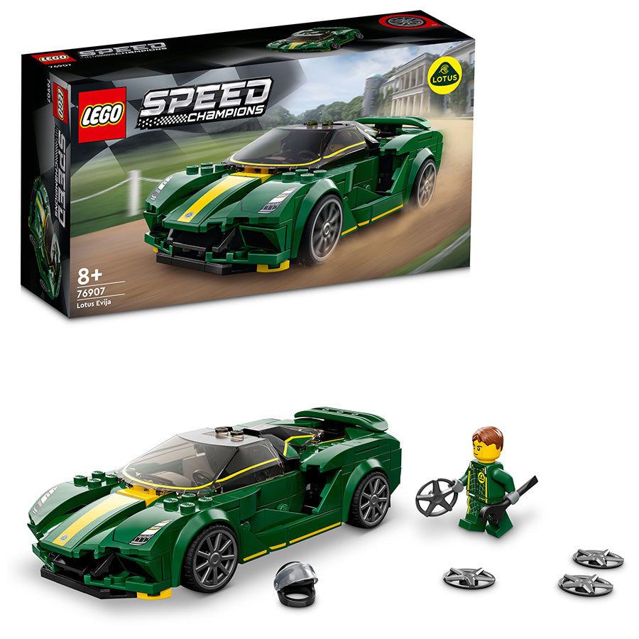 LEGO® Speed Champions Lotus Evija Car Model Building Kit 76907 - SLIGHTLY DAMAGED BOX