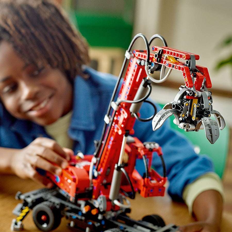 LEGO® Technic Material Handler Crane Model Building Kit 42144