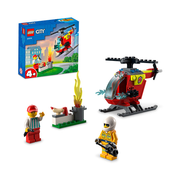 LEGO® City Fire Helicopter Building Kit 60318