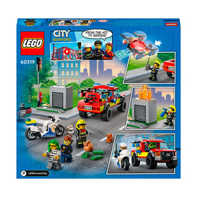 LEGO® City Fire Rescue & Police Chase Building Kit 60319 - 0