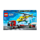 LEGO® City Rescue Helicopter Transport Building Kit 60343-1