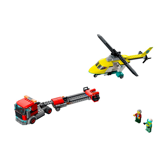 LEGO® City Rescue Helicopter Transport Building Kit 60343