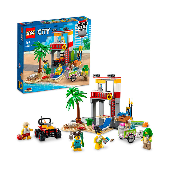 LEGO® City Beach Lifeguard Station Building Kit 60328