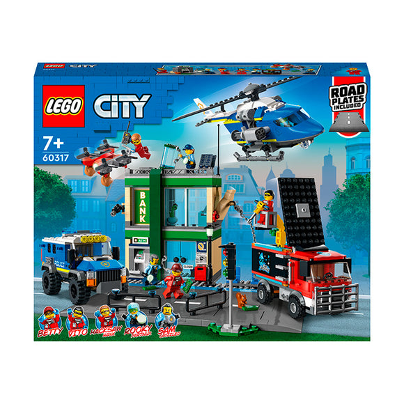 LEGO® City Police Chase at the Bank Building Kit 60317 Import A Toy