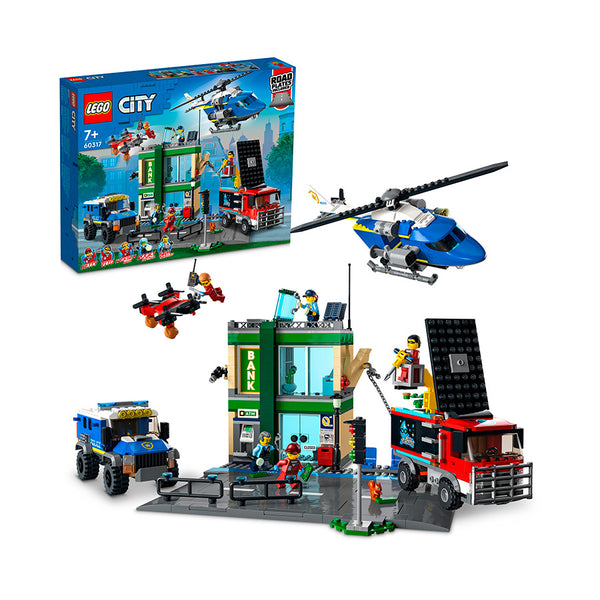 LEGO® City Police Chase at the Bank Building Kit 60317