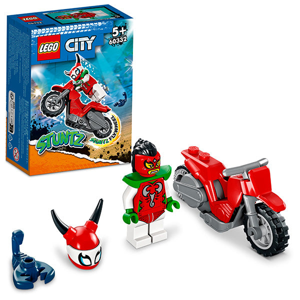 LEGO® City Reckless Scorpion Stunt Bike Building Kit 60332