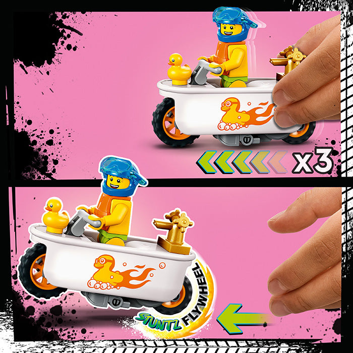 LEGO® City Bathtub Stunt Bike Building Kit 60333