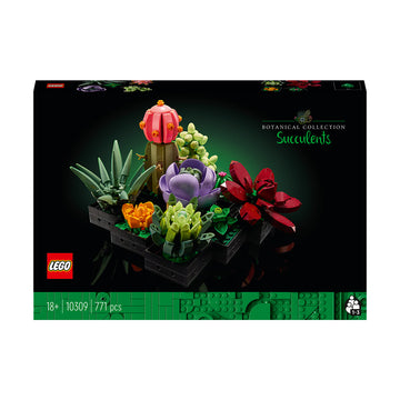 LEGO® ICONS  Botanicals Succulents Plant Decor Building Kit 10309