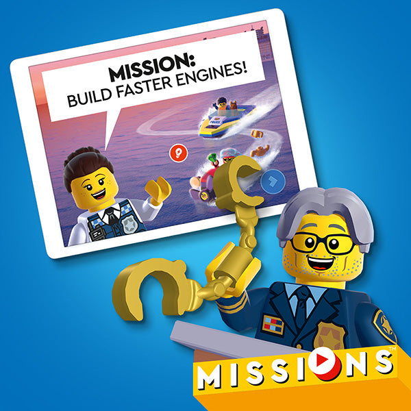 LEGO® City Water Police Detective Missions Building Kit 60355 - SLIGHTLY DAMAGED BOX