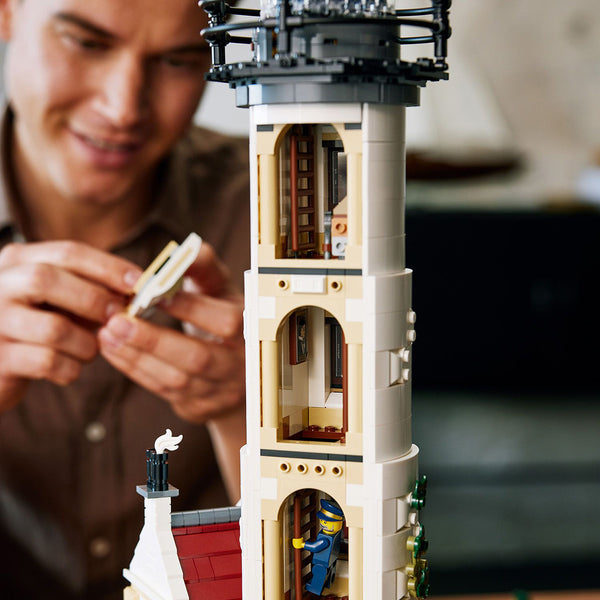 LEGO® Ideas Motorised Lighthouse Building Kit for Adults 21335