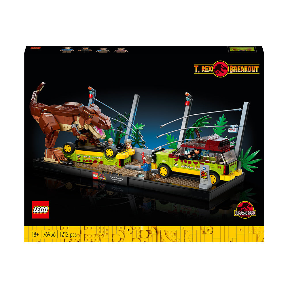 LEGO® Jurassic Park T. rex Breakout Building Kit 76956