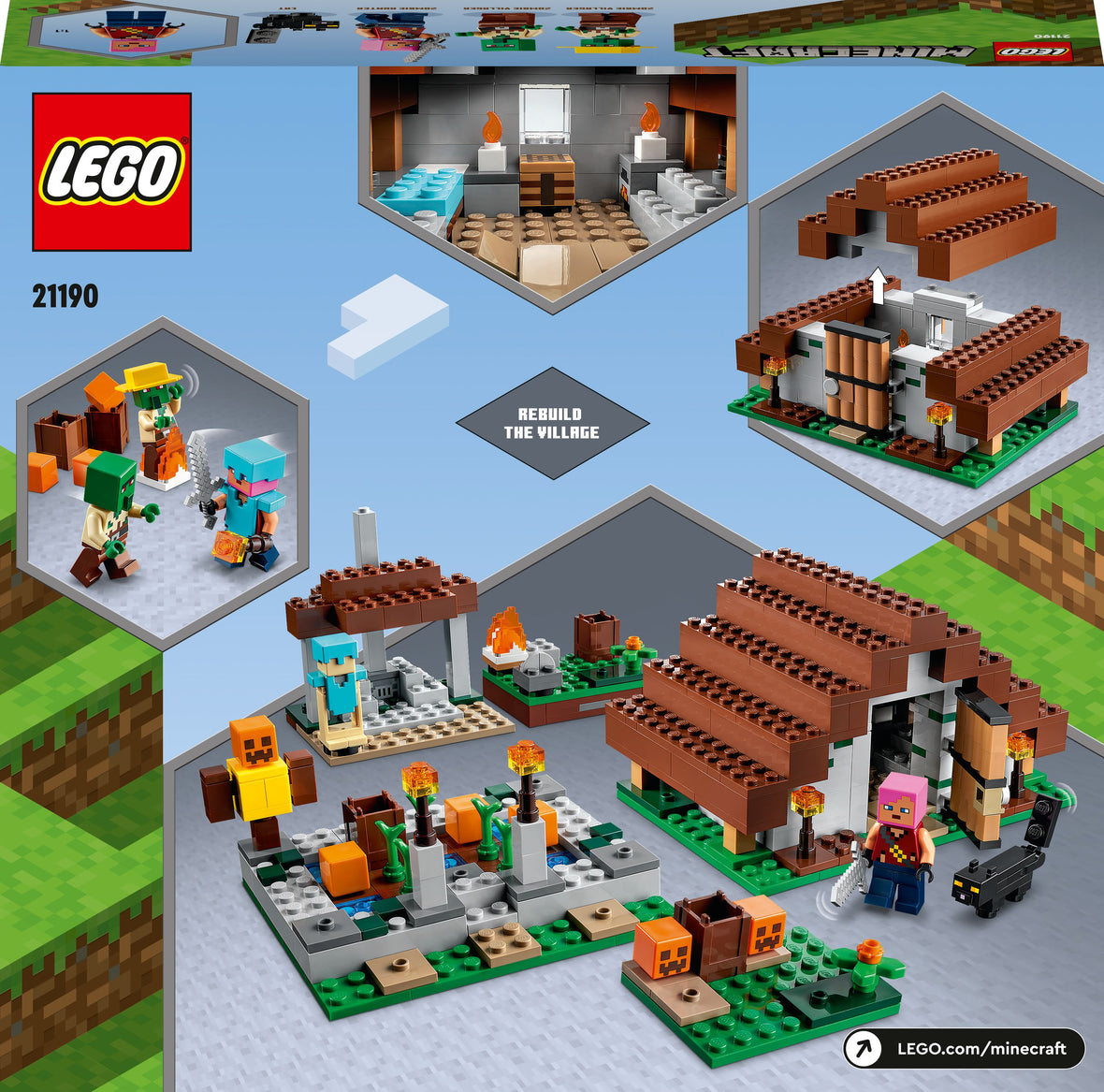 LEGO® Minecraft® The Abandoned Village Building Kit 21190