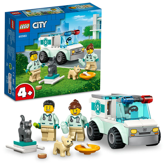LEGO® City Vet Van Rescue Building Toy Set 60382