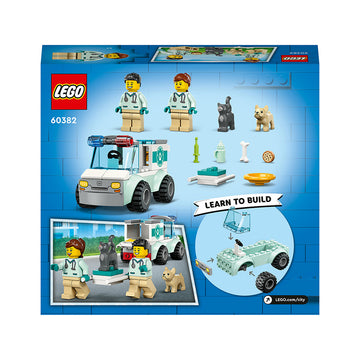 LEGO® City Vet Van Rescue Building Toy Set 60382 - 0