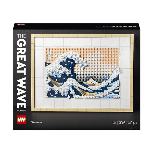 LEGO ART Hokusai - The Great Wave Wall Art Adults Set 31208, AllSurplus