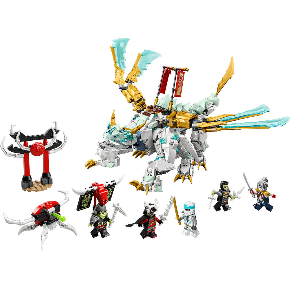 LEGO® NINJAGO® Zane’s Ice Dragon Creature Building Toy Set 71786