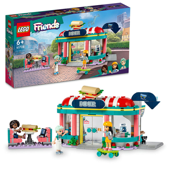 LEGO® Friends Heartlake Downtown Diner Building Toy Set 41728