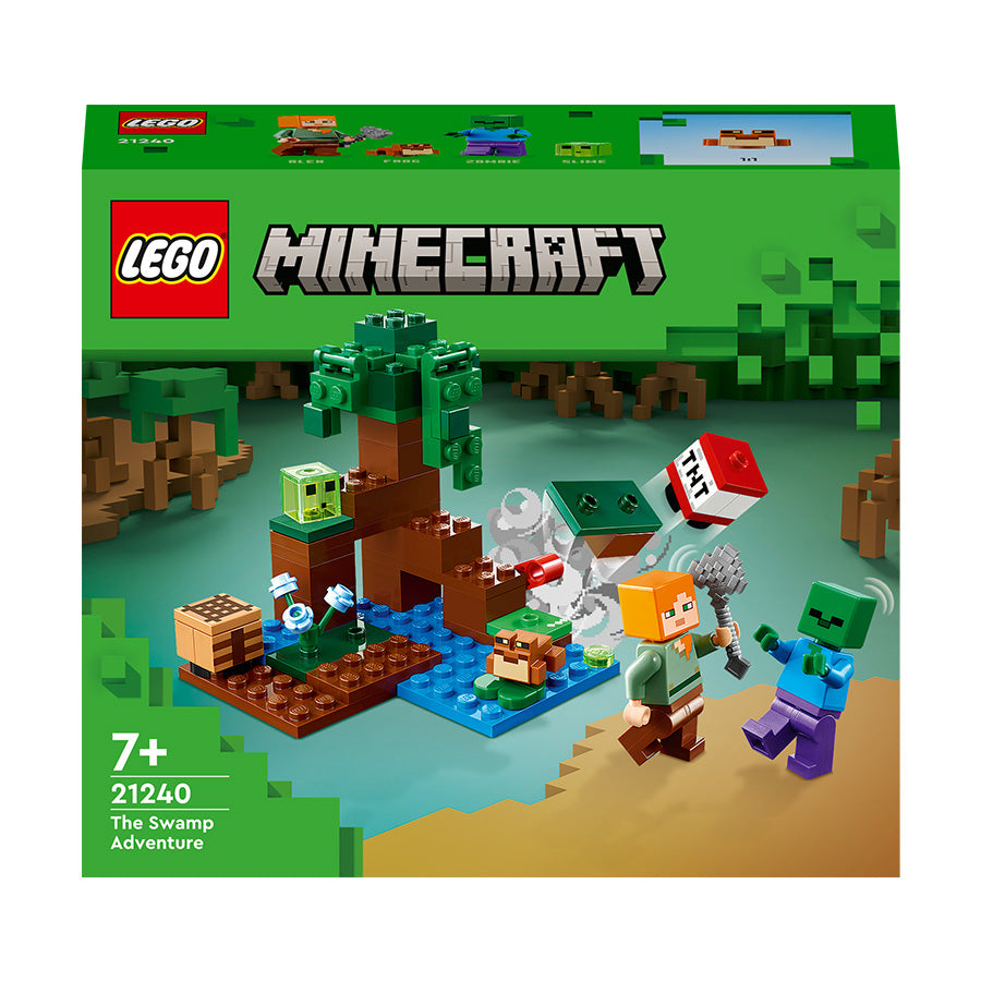 ジレンデッキ LEGO® Minecraft® The Swamp Adventure Building Toy Set 21240