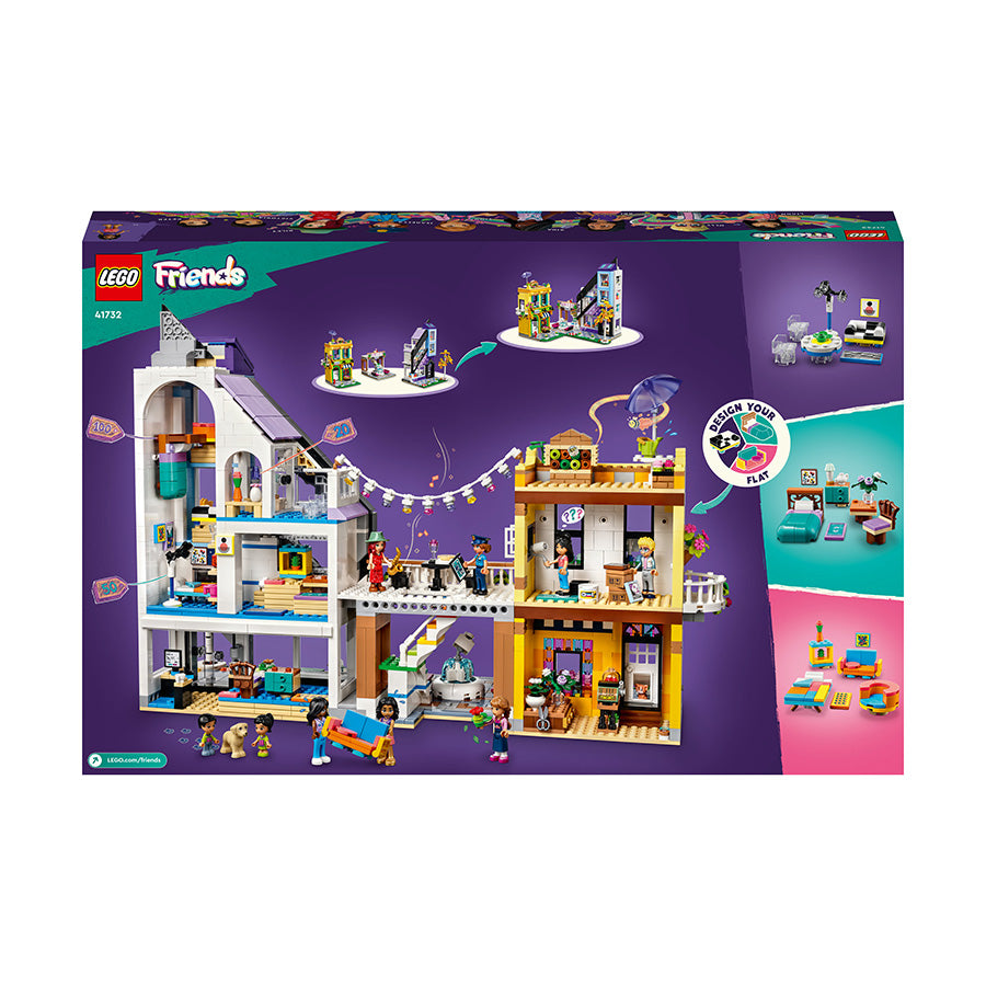 LEGO® Friends Downtown Flower and Design Stores Building Toy Set 41732