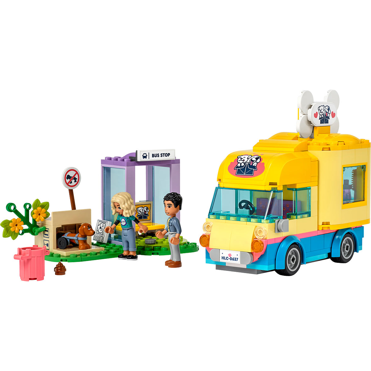 LEGO® Friends Dog Rescue Van Building Toy Set 41741