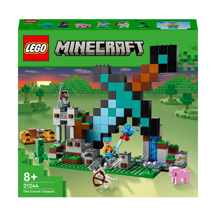 セット販売 LEGO® Minecraft® The Sword Outpost Building Toy Set 21244 | Import