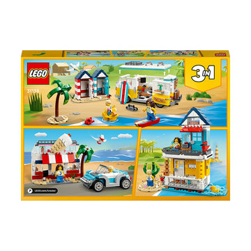 LEGO® Creator Beach Camper Van Building Toy Set 31138 - 0