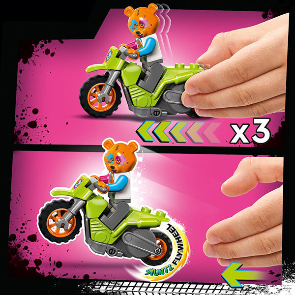 LEGO® City Bear Stunt Bike Building Toy Set 60356