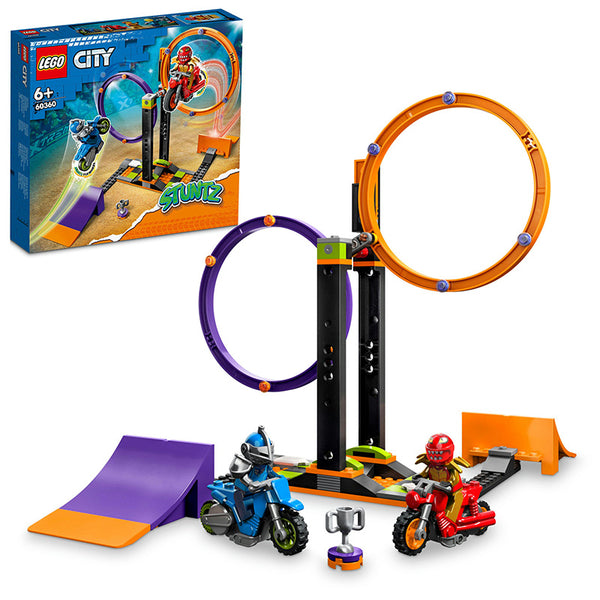 LEGO® City Spinning Stunt Challenge Building Toy Set 60360
