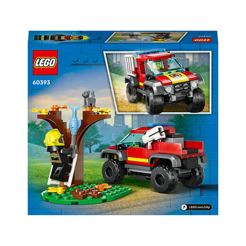 LEGO® City 4x4 Fire Engine Rescue Building Toy Set 60393 - 0