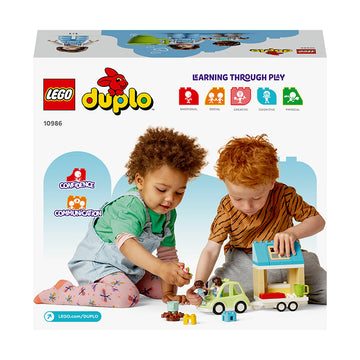 LEGO® DUPLO® Town Family House on Wheels Building Toy Set 10986 - 0