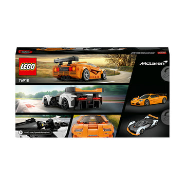 LEGO® Speed Champions McLaren Solus GT & McLaren F1 LM Building Toy Set 76918 - 0