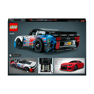 LEGO® Technic NASCAR® Next Gen Chevrolet Camaro ZL1 Building Toy Set 42153 - 0