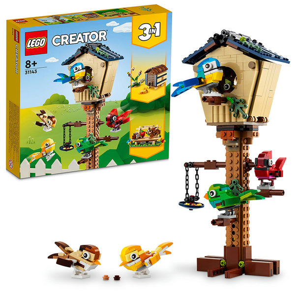 LEGO® Creator 3in1 Birdhouse Building Toy Set 31143