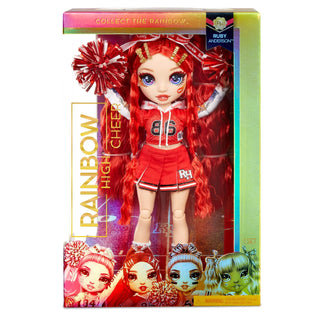 Rainbow High Cheer Ruby Anderson – Red Cheerleader Fashion Doll