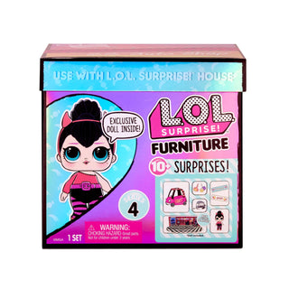 LOL Surprise Furniture Series 4 B.B. Auto Shop with Spice Doll and 10+ Surprises