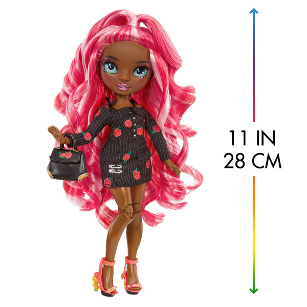 RAINBOW HIGH Daria Roselyn Series 3 Rose (Pinkish Red) Fashion Doll with 2 Outfits