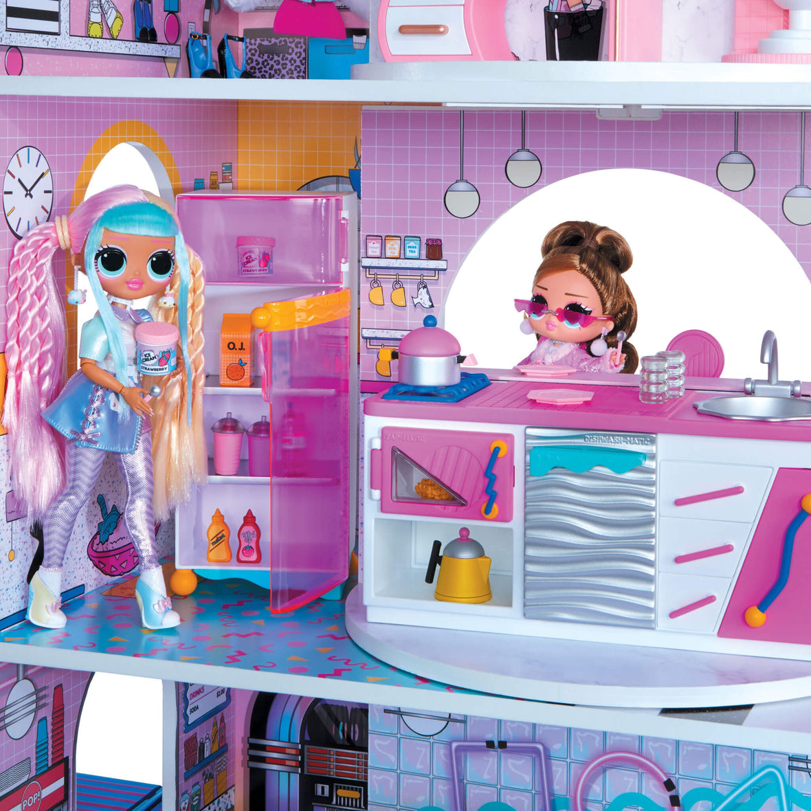 LOL Surprise OMG House of Surprises New Real Wood Doll House