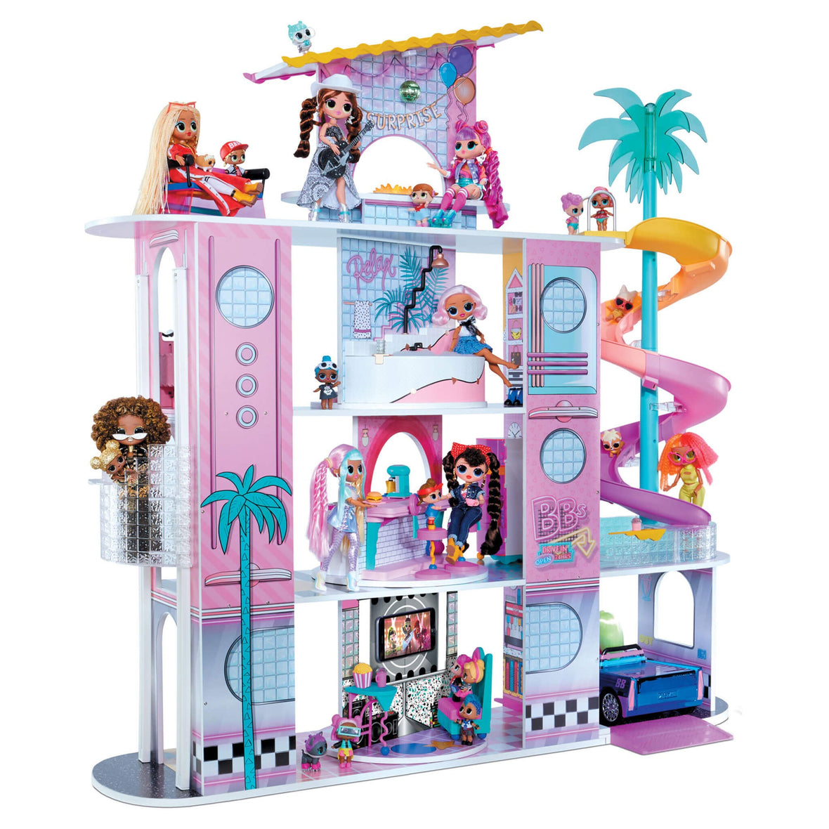 LOL Surprise OMG House of Surprises New Real Wood Doll House