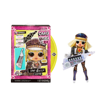 LOL Surprise OMG Remix Rock Fame Queen with Keytar and 15 Surprises